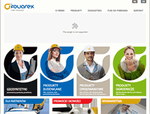 Tablet Screenshot of foliarex.com.pl